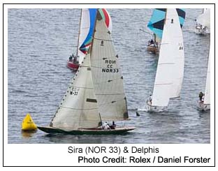 Sira (NOR 33) & Delphis (A 4), Photo Credit: Rolex / Daniel Forster